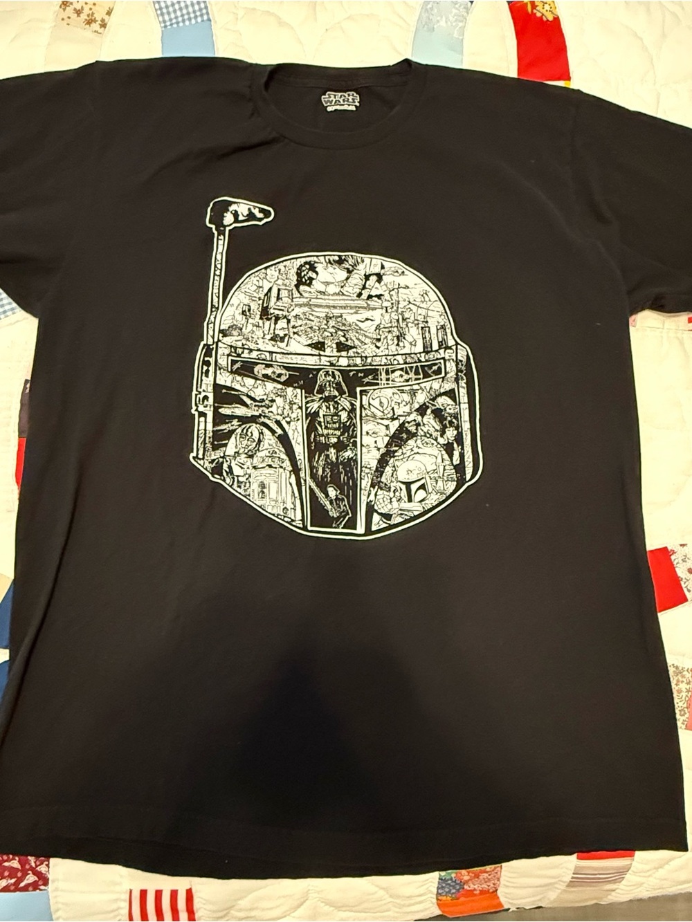 Star Wars Boba Fett Helmet Graphic Tee